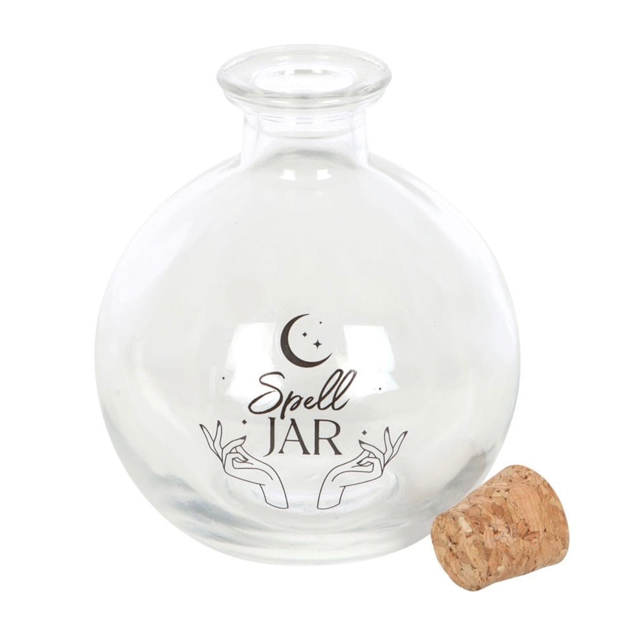 10cm Glass Spell Jar with Recipe Booklet 10cm Glass Spell Jar with Recipe Booklet