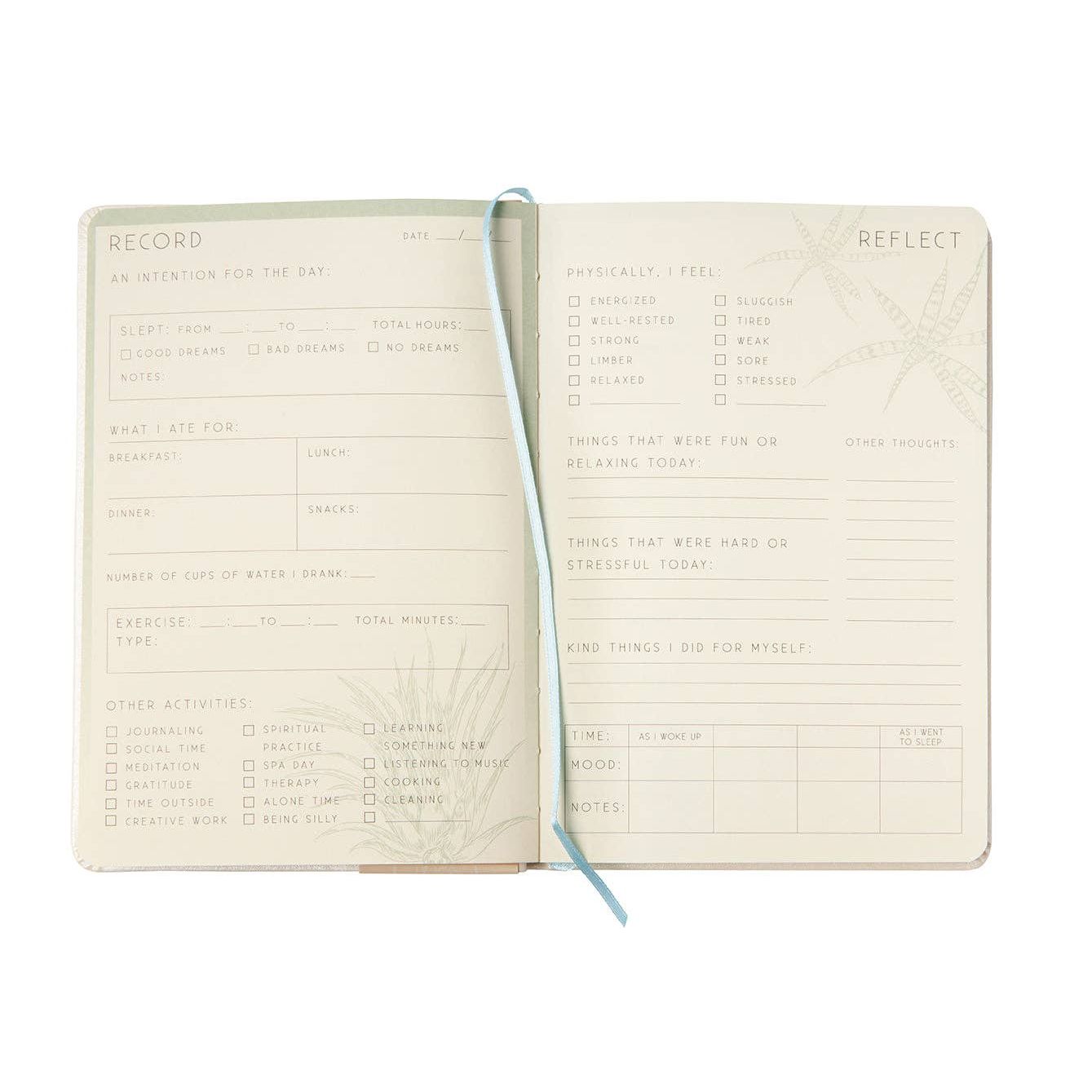 Self-Care: A Day and Night Reflection Journal – 90 Day Guided Wellness Journal
