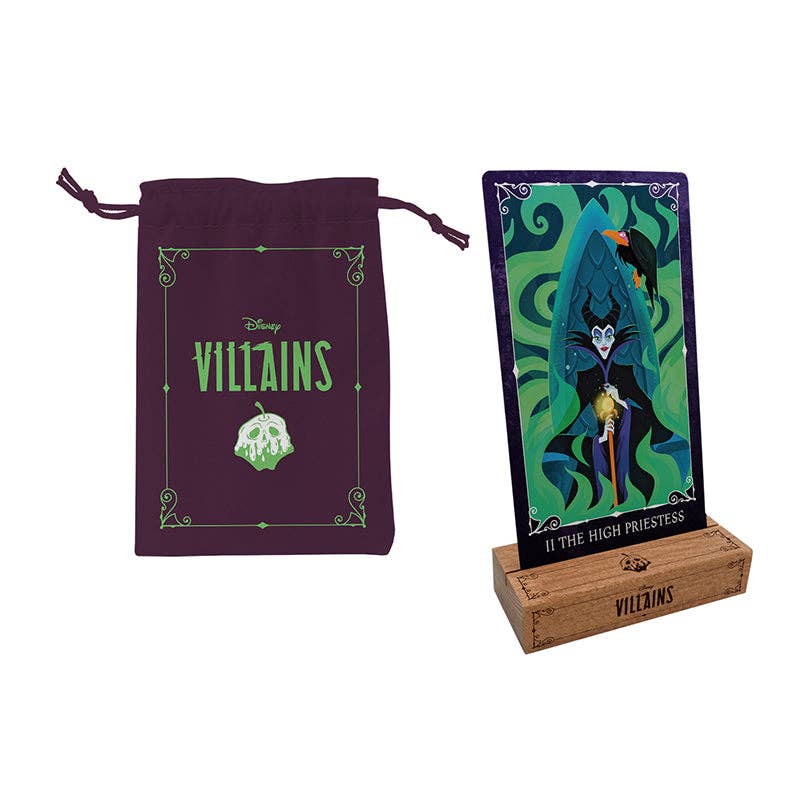 Disney Villains Oversized Tarot Deck – 78 Card Mega Tarot Set with Guidebook