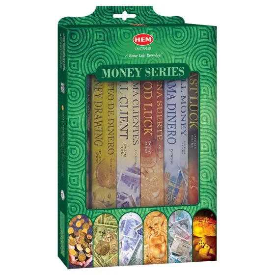 HEM Money Series Incense Sticks Gift Set – 6 Pack