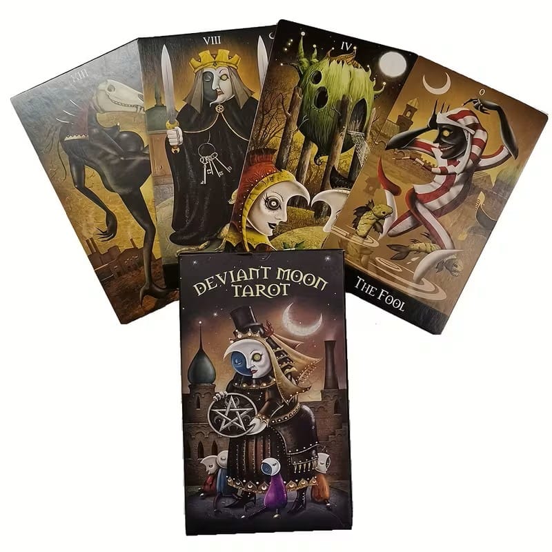 Deviant Moon Tarot Deck – Gothic 78-Card Tarot Cards