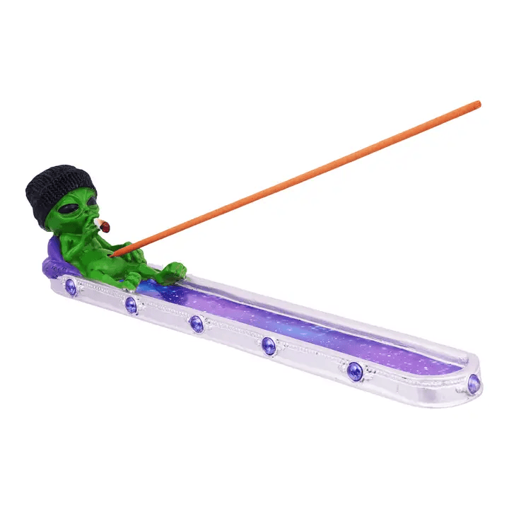 Galaxy Alien Incense Burner - Space Themed Ash Catcher & Sci-Fi Decor