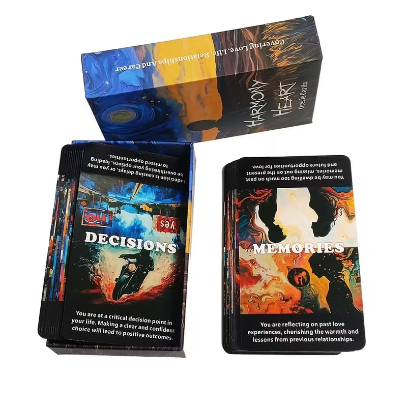 Harmony Heart Oracle Deck – 56 Card Love, Relationship & Life Guidance Cards