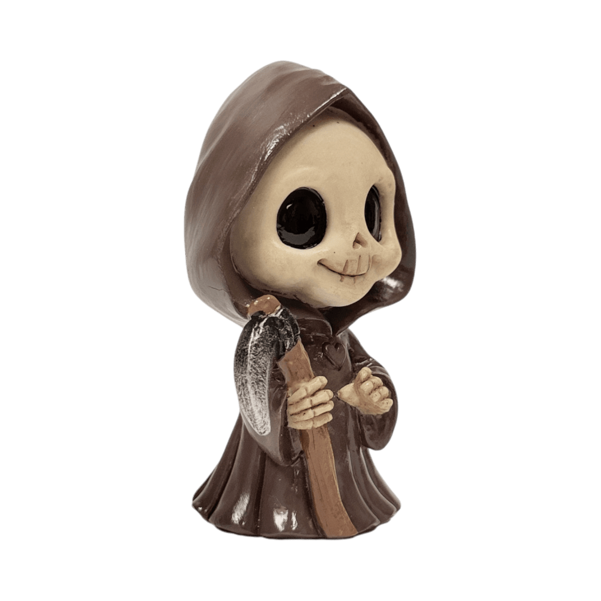 Little Reaper Figurine – Cute Grim Reaper Skeleton with Scythe