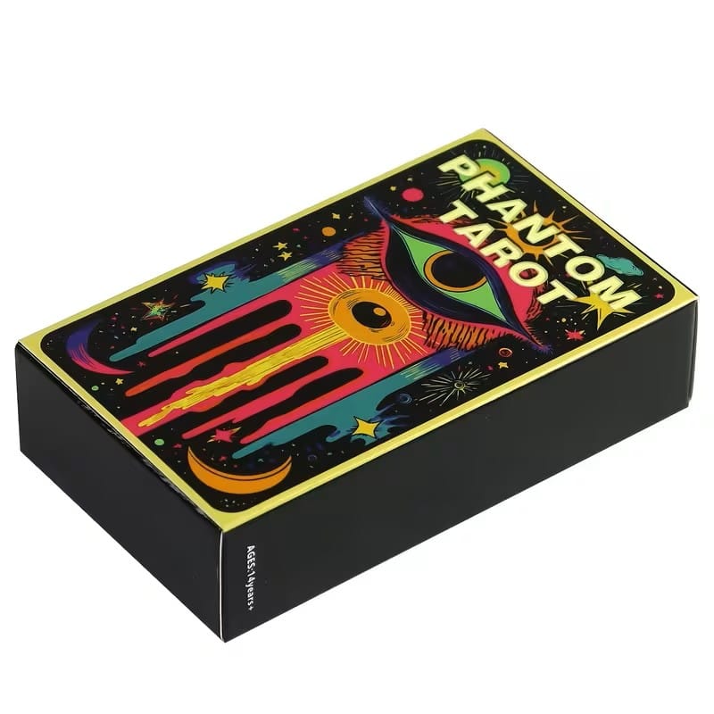 Phantom Tarot Deck – 78-Card Neon Psychedelic Tarot Cards