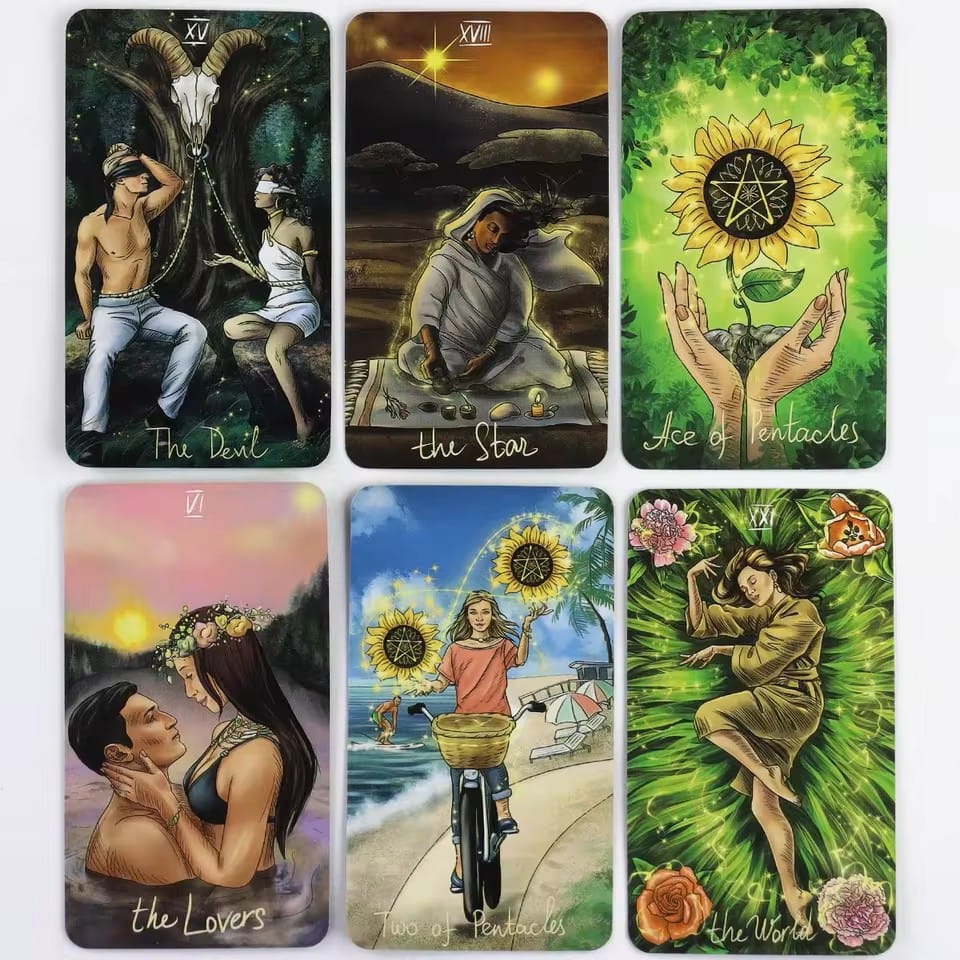 Wild Reflections Tarot Deck – 78-Card Nature Inspired Tarot Cards
