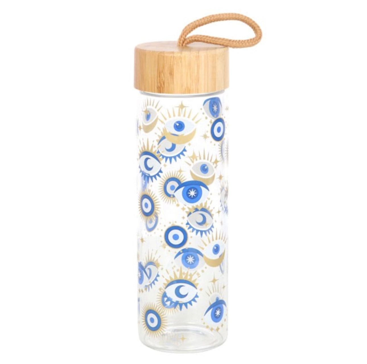 All Seeing Eye Reusable Glass Water Bottle All Seeing Eye Reusable Glass Water Bottle