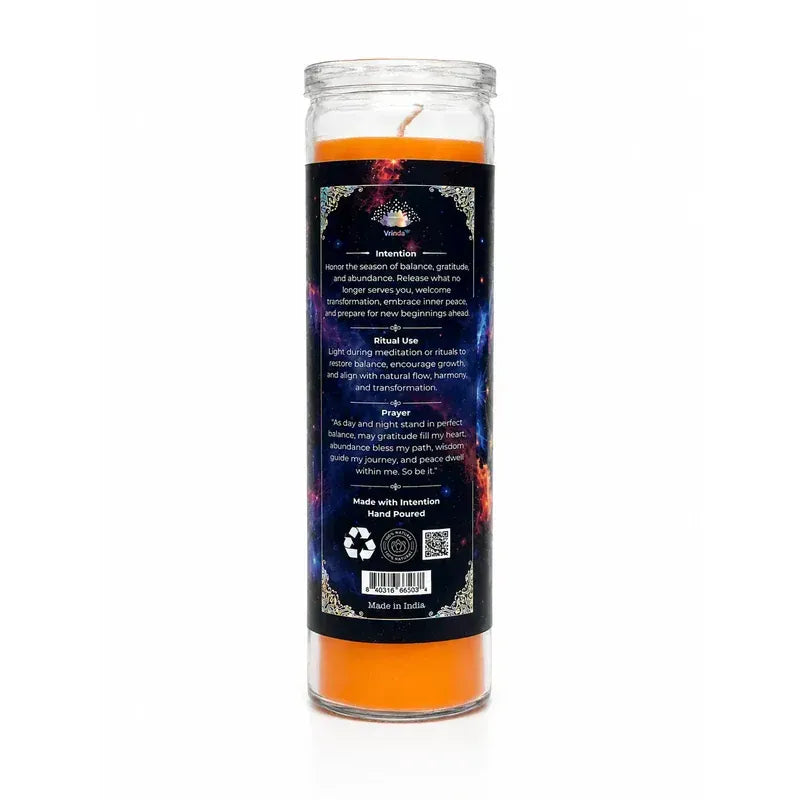 Autumn Equinox Scented Spiritual Ritual Jar Candle