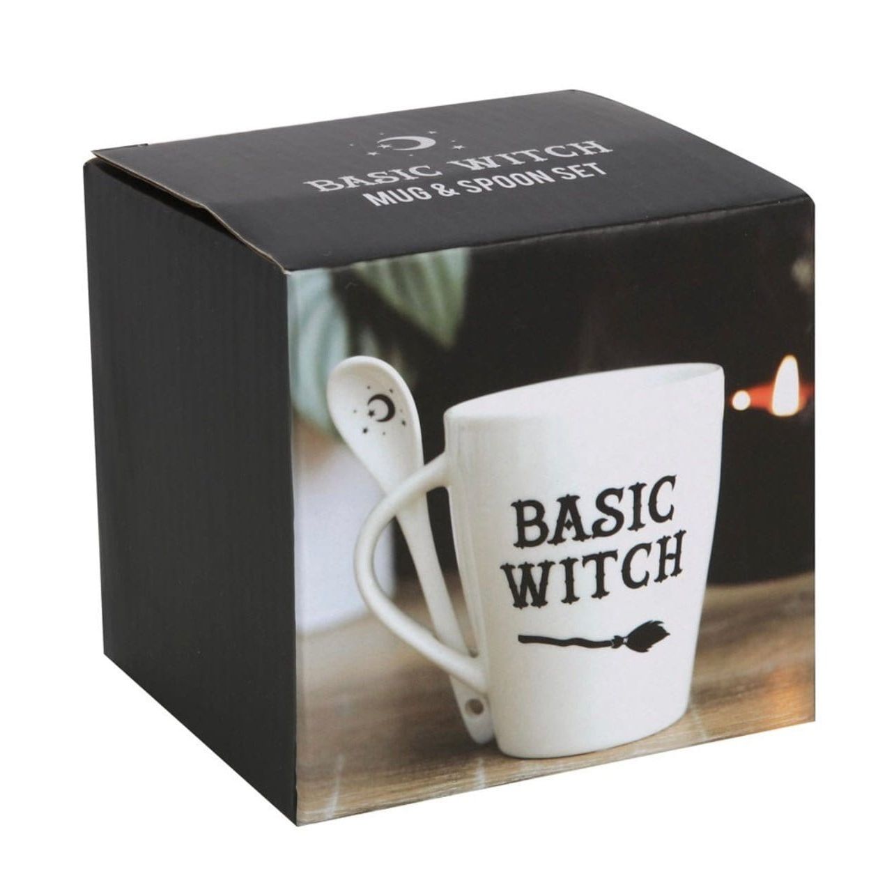 Basic Witch Mug and Spoon Set - Authentic Occult and Witchcraft Supply Image
