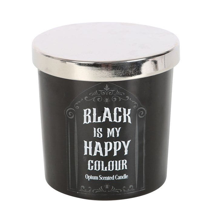 "Black is My Happy Color" Opium Candle "Black is My Happy Color" Opium Candle