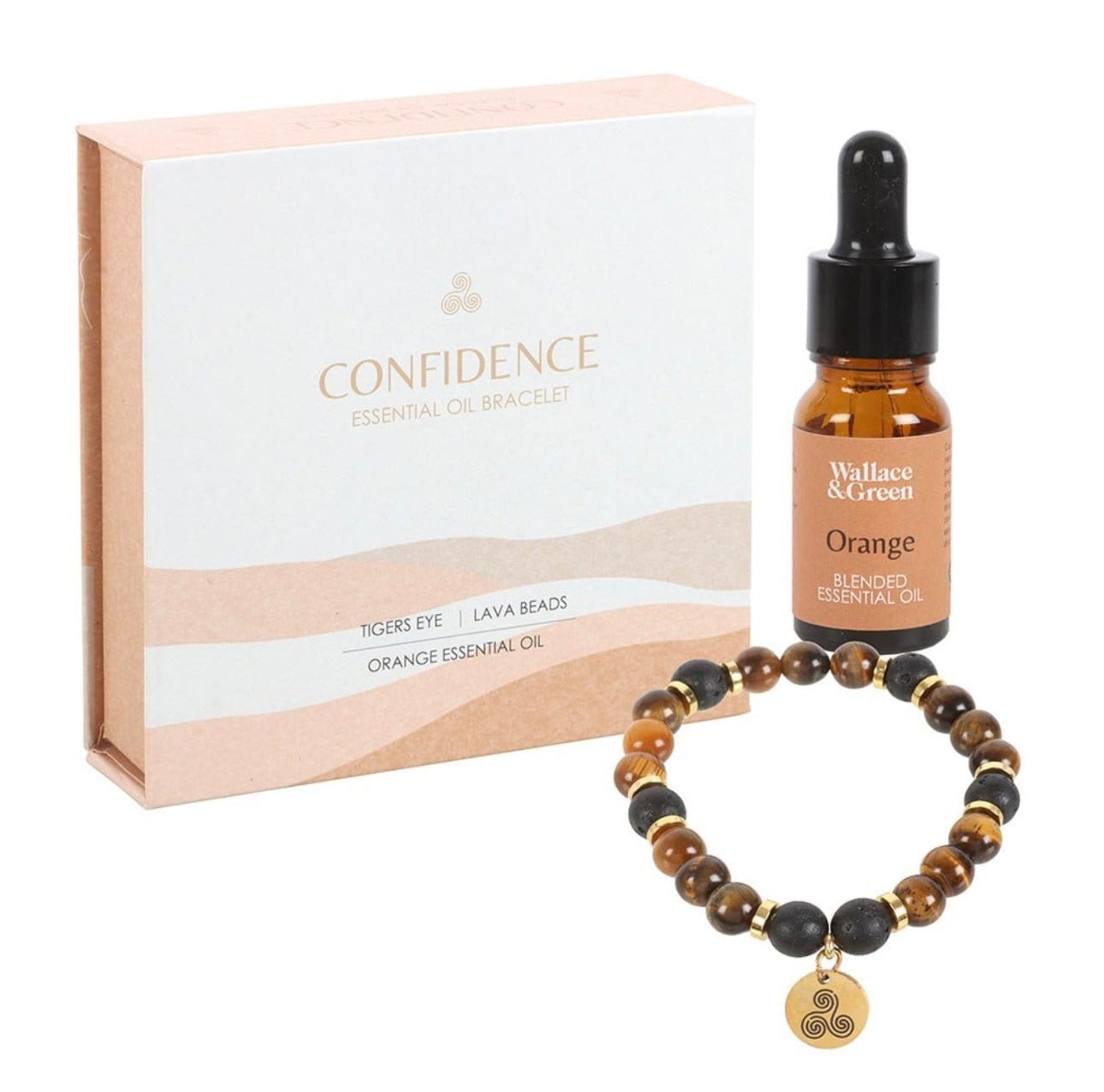 Confidence Tiger's Eye Crystal Essential Oil Bracelet Confidence Tiger's Eye Crystal Essential Oil Bracelet