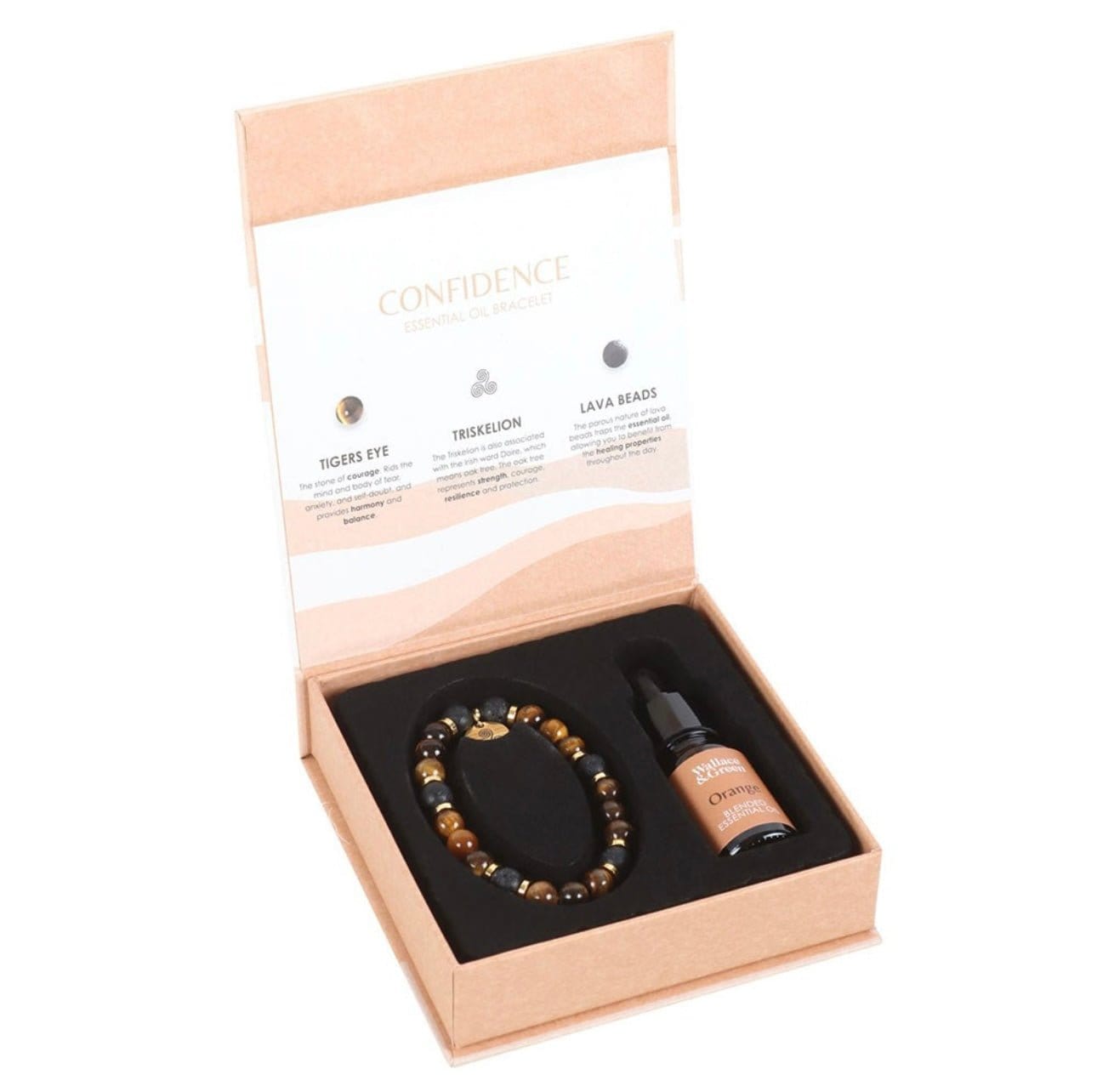 Confidence Tiger's Eye Crystal Essential Oil Bracelet Confidence Tiger's Eye Crystal Essential Oil Bracelet