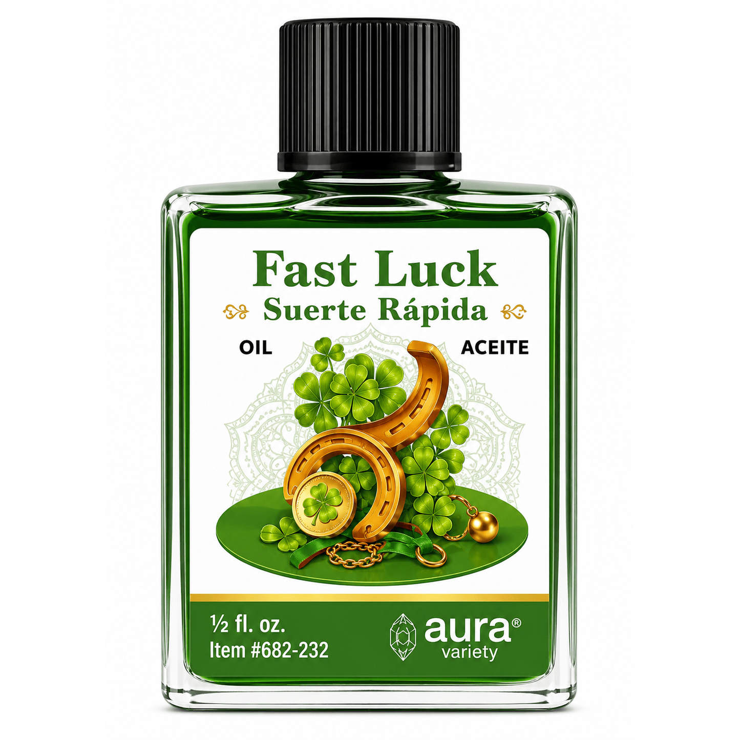Fast Luck Ritual Oil | Spiritual Oil for Luck & Opportunity (4 Dram / ½ fl oz)