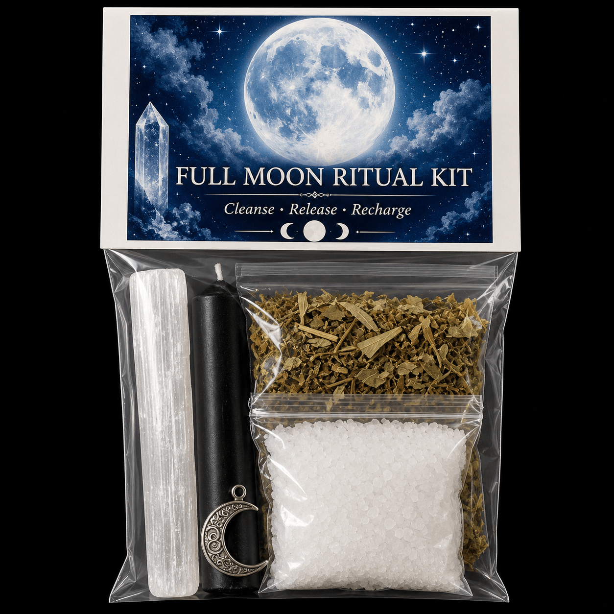 Full Moon Ritual Kit | Reflection, Release & Renewal Set