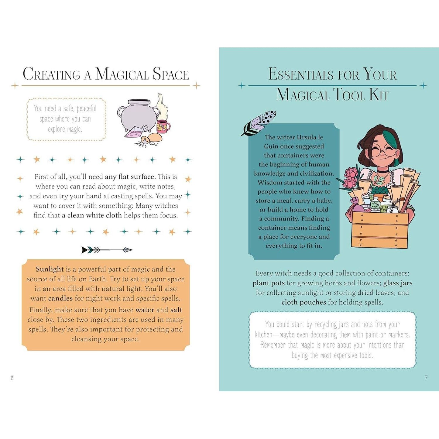 Girls' Guide to Magic with 52 Spell Cards - Authentic Occult and Witchcraft Supply Image