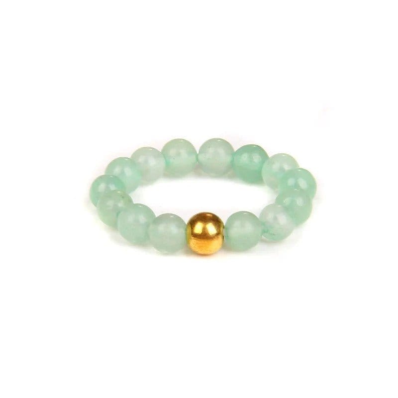 Green Adventurine Customizable Beaded Ring Set - Stack, Mix & Match! Customizable Beaded Ring Set - Stack, Mix & Match!