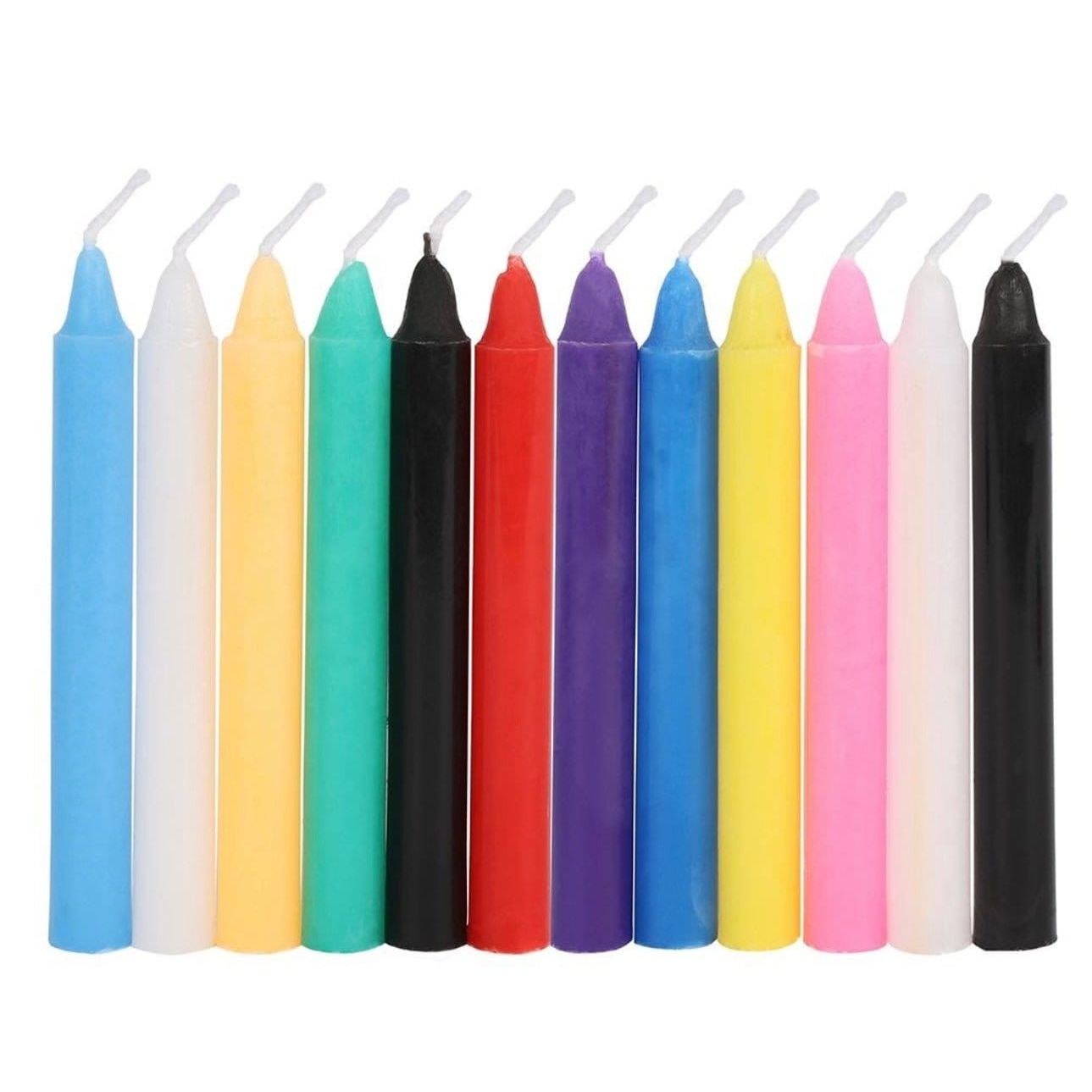 Mixed Spell Candles pack of 12 - Authentic Occult and Witchcraft Supply Image
