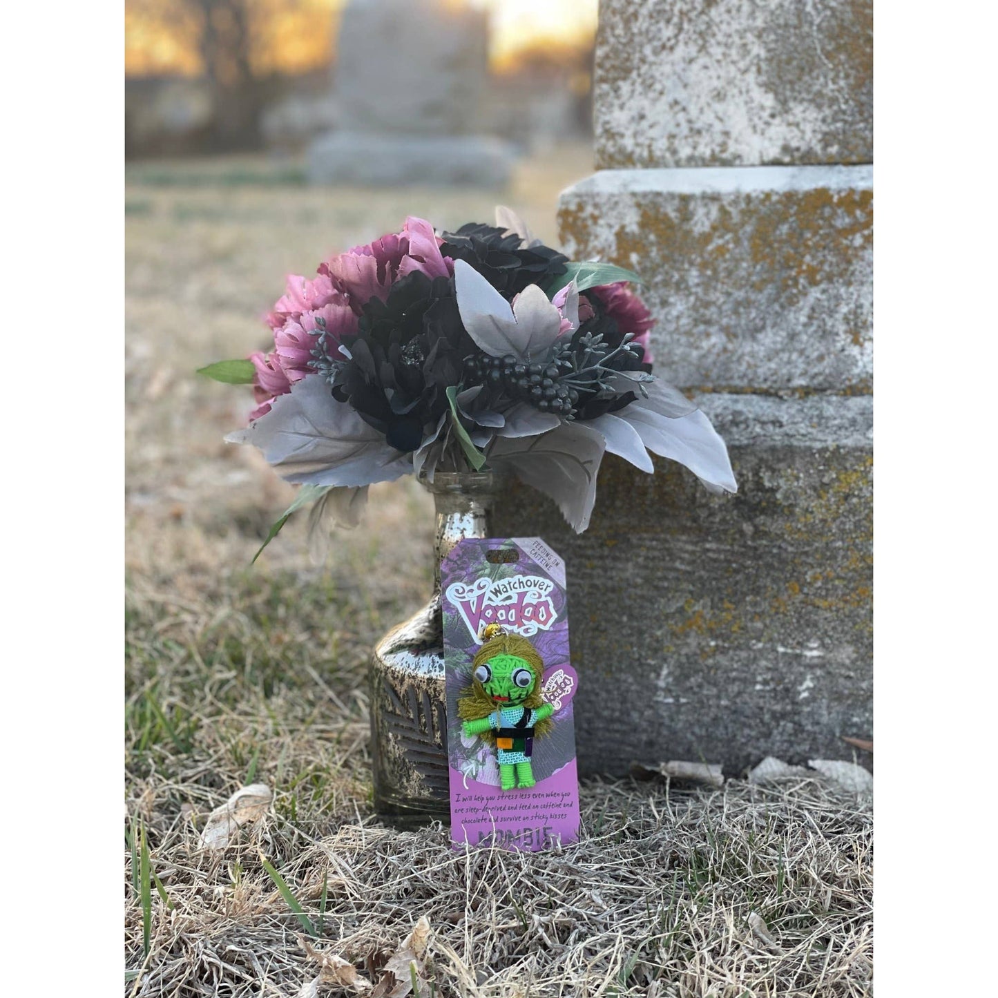 Mombie - Watchover Voodoo Dolls - Keychain - Authentic Occult and Witchcraft Supply Image