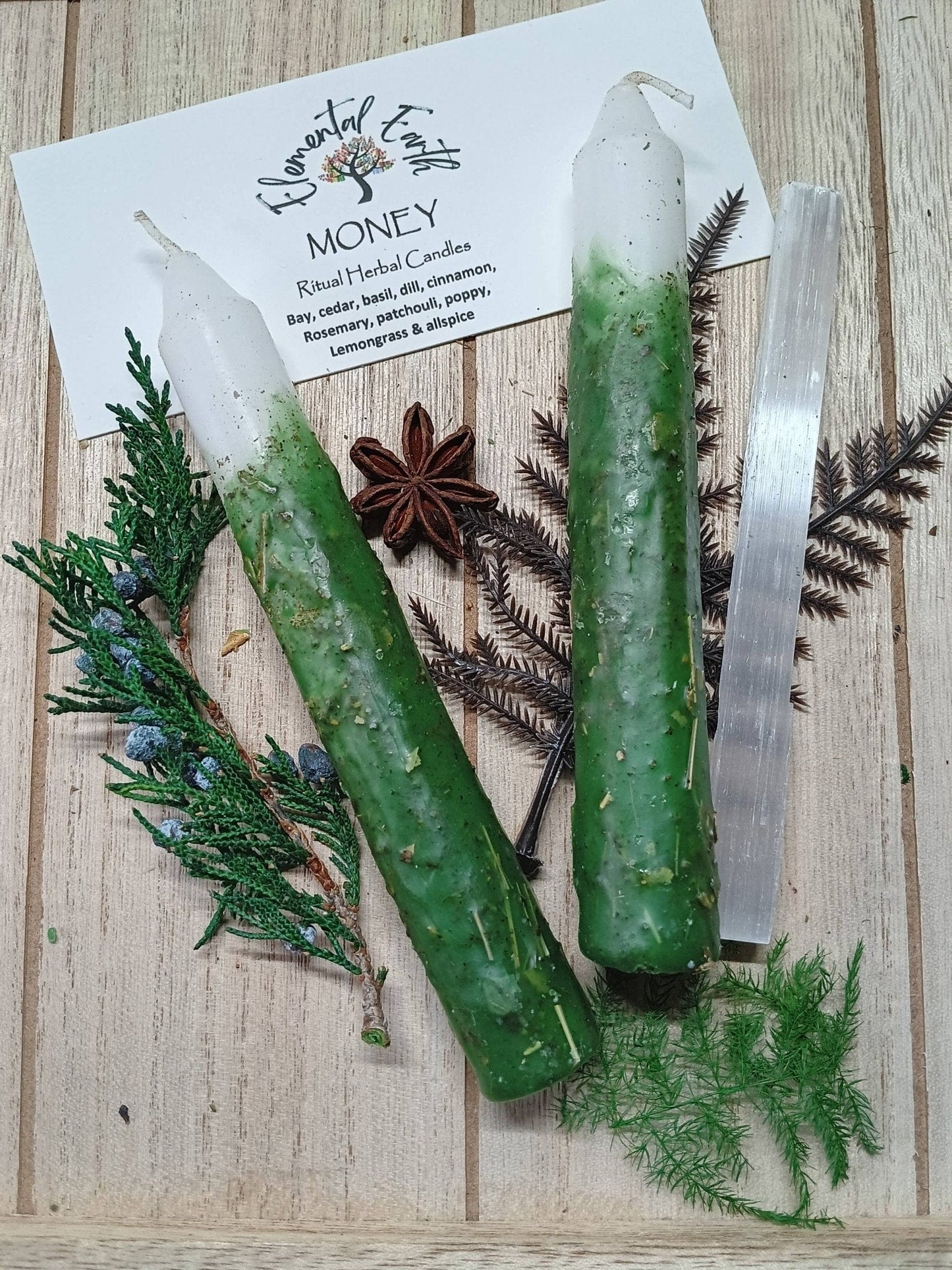 Money Herbal Intention Candles Money Herbal Intention Candles