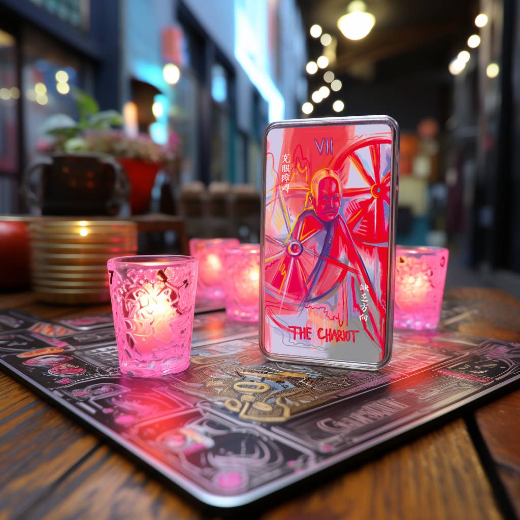 Neon Tarot 78 Cards Deck Neon Tarot 78 Cards Deck