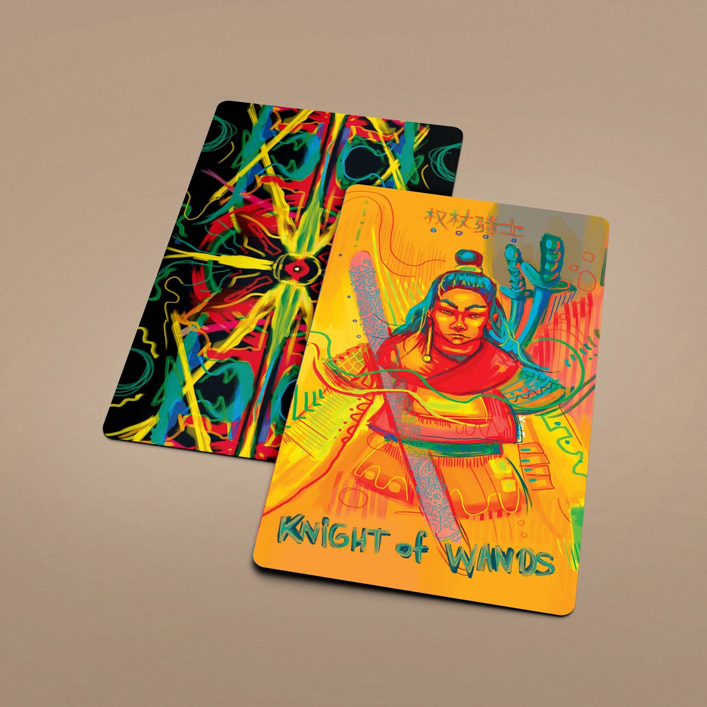 Neon Tarot 78 Cards Deck Neon Tarot 78 Cards Deck
