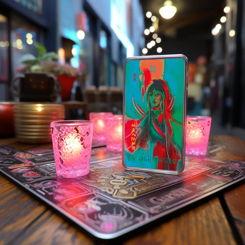 Neon Tarot 78 Cards Deck Neon Tarot 78 Cards Deck