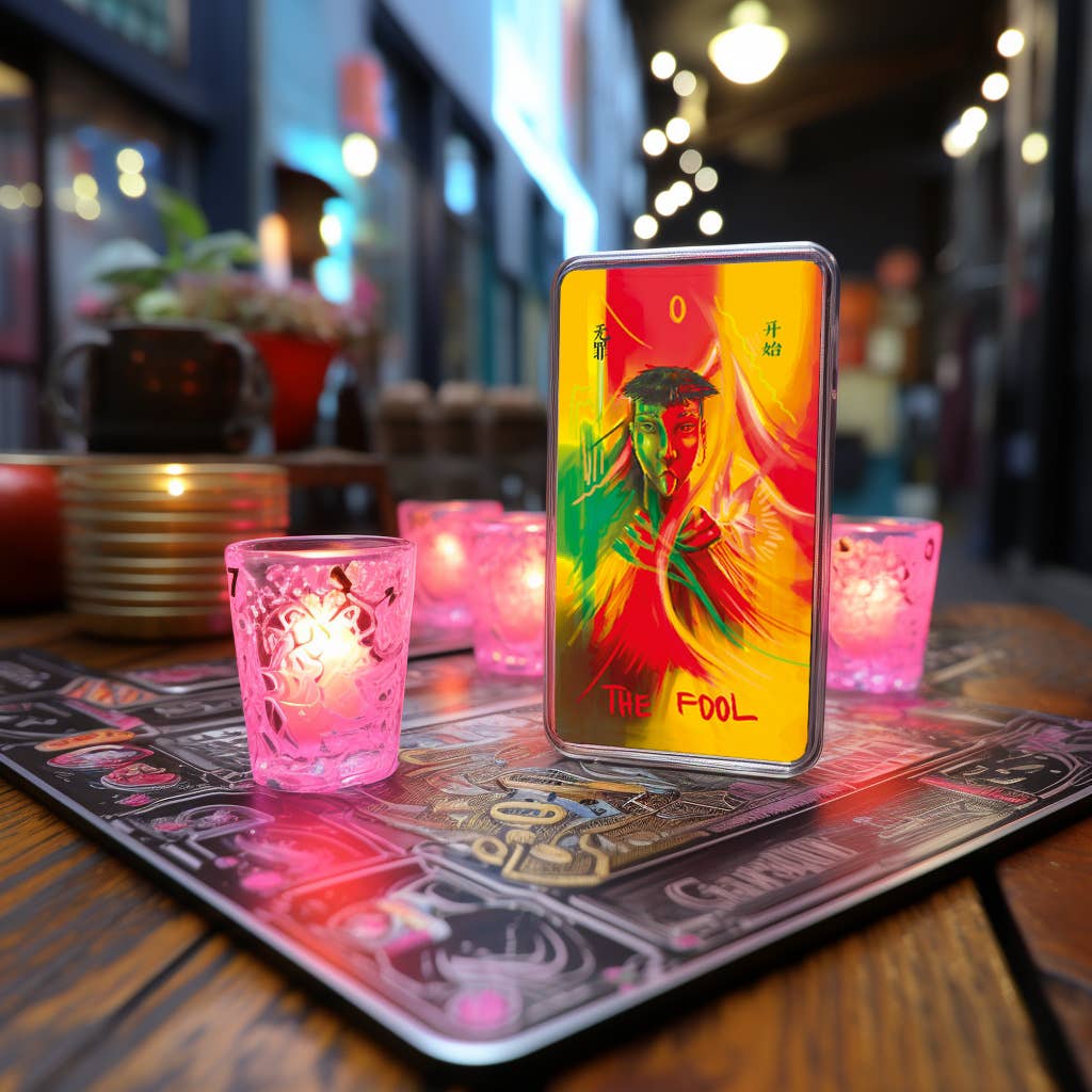 Neon Tarot 78 Cards Deck Neon Tarot 78 Cards Deck