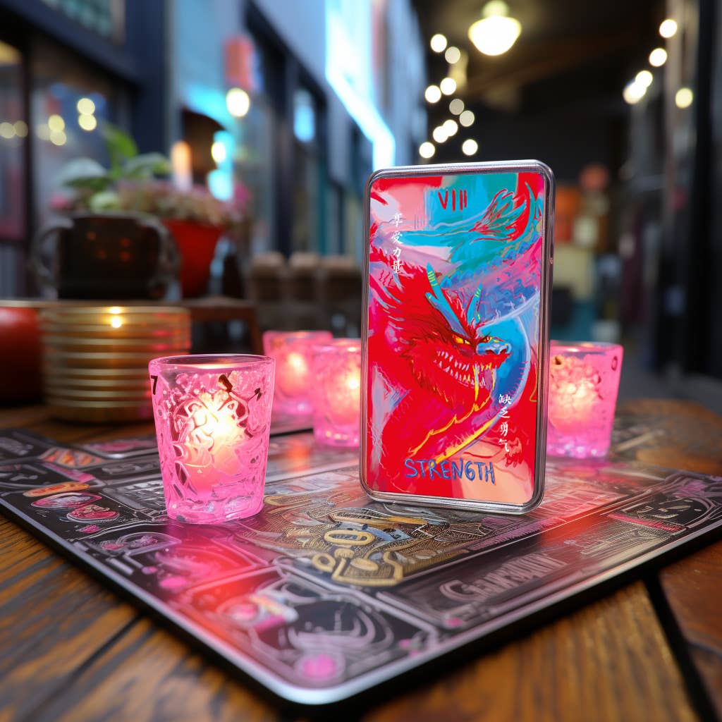 Neon Tarot 78 Cards Deck Neon Tarot 78 Cards Deck