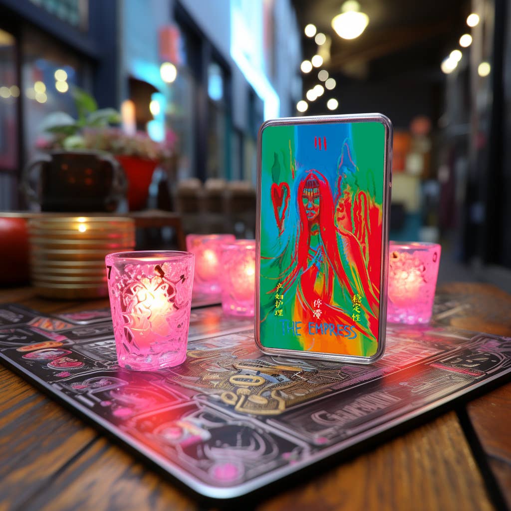 Neon Tarot 78 Cards Deck Neon Tarot 78 Cards Deck