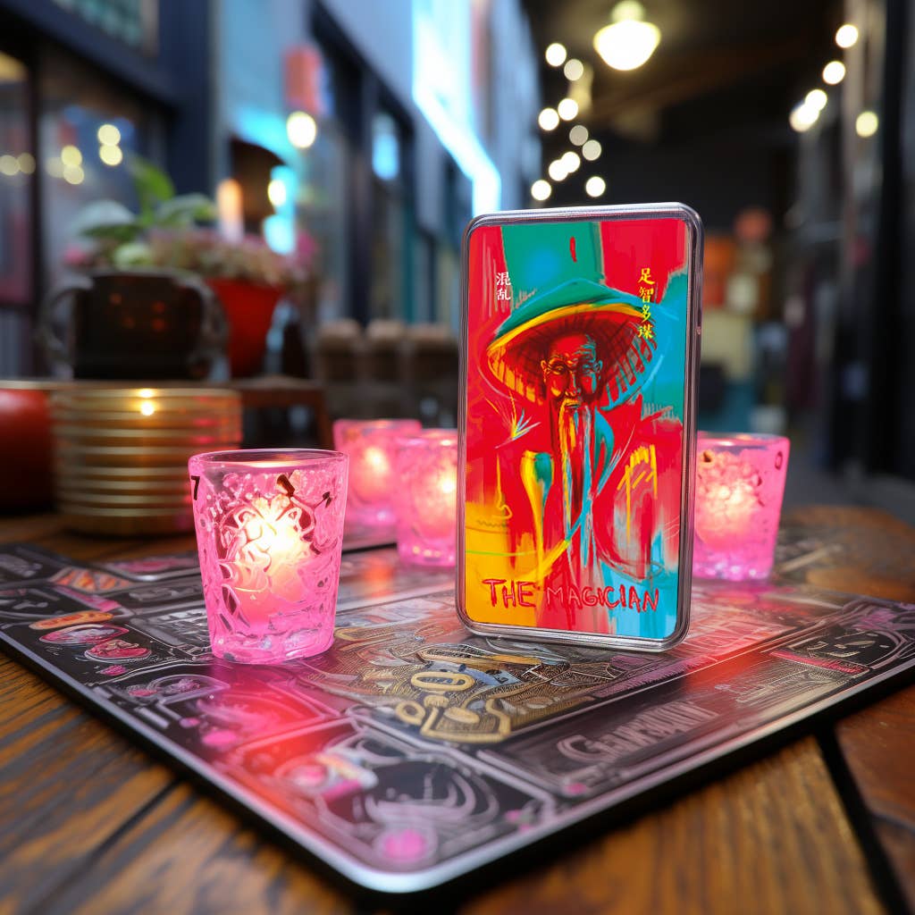 Neon Tarot 78 Cards Deck Neon Tarot 78 Cards Deck