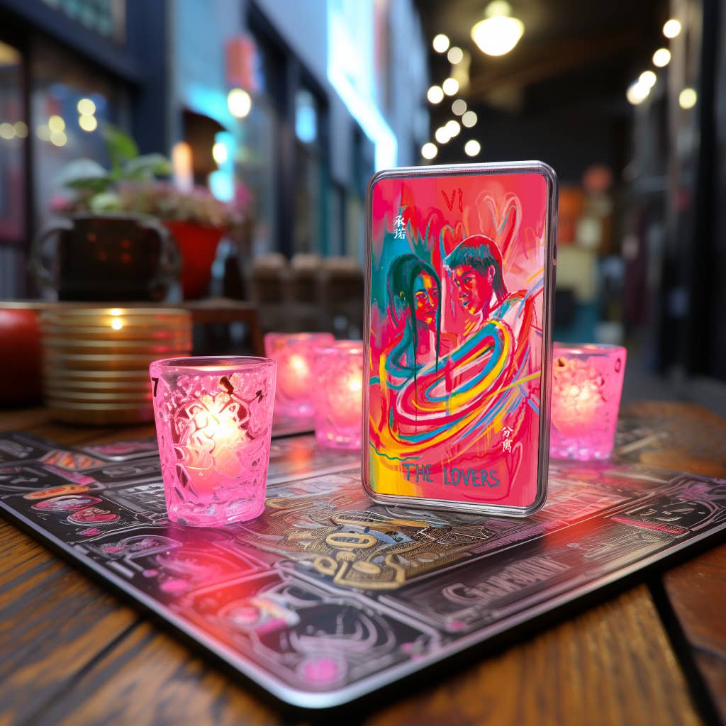 Neon Tarot 78 Cards Deck Neon Tarot 78 Cards Deck