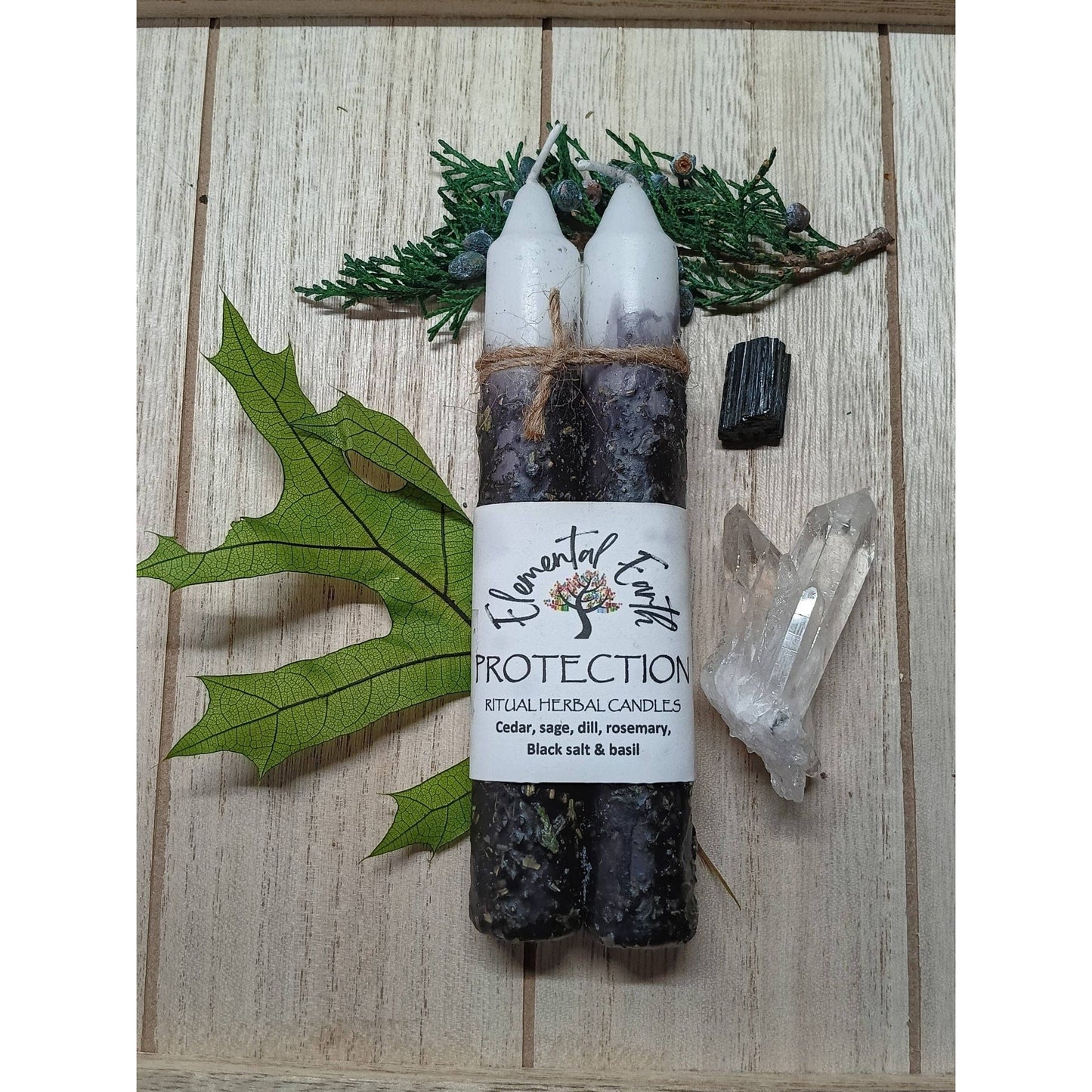 Protection Herbal Intention Candles - Authentic Occult and Witchcraft Supply Image