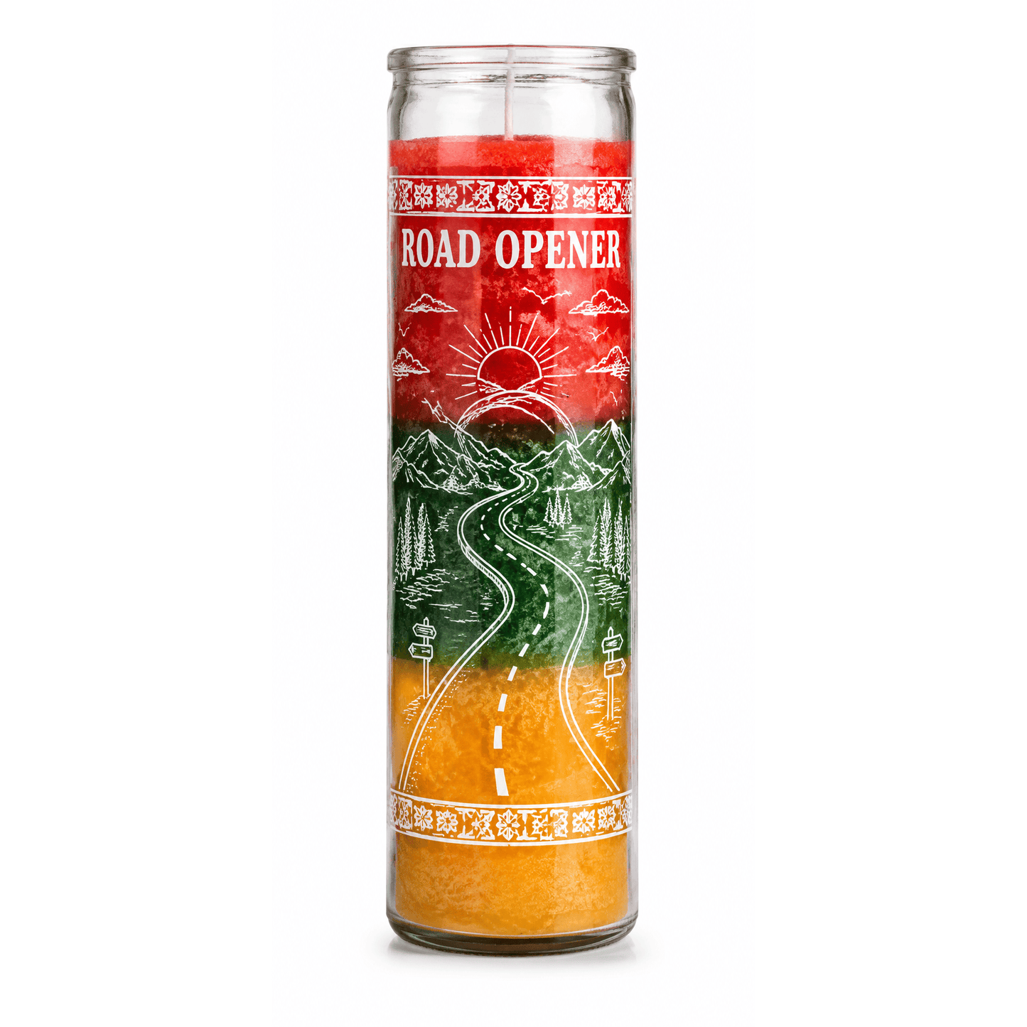 Road Opener 7-Day Jar Candle | Spiritual Candle for New Opportunities