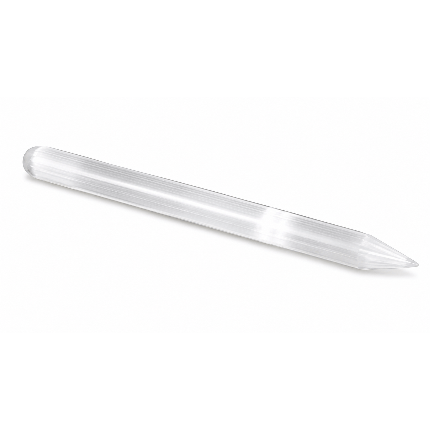 White Selenite Wand | Natural Crystal Wand for Cleansing & Clarity (5–6 in.)