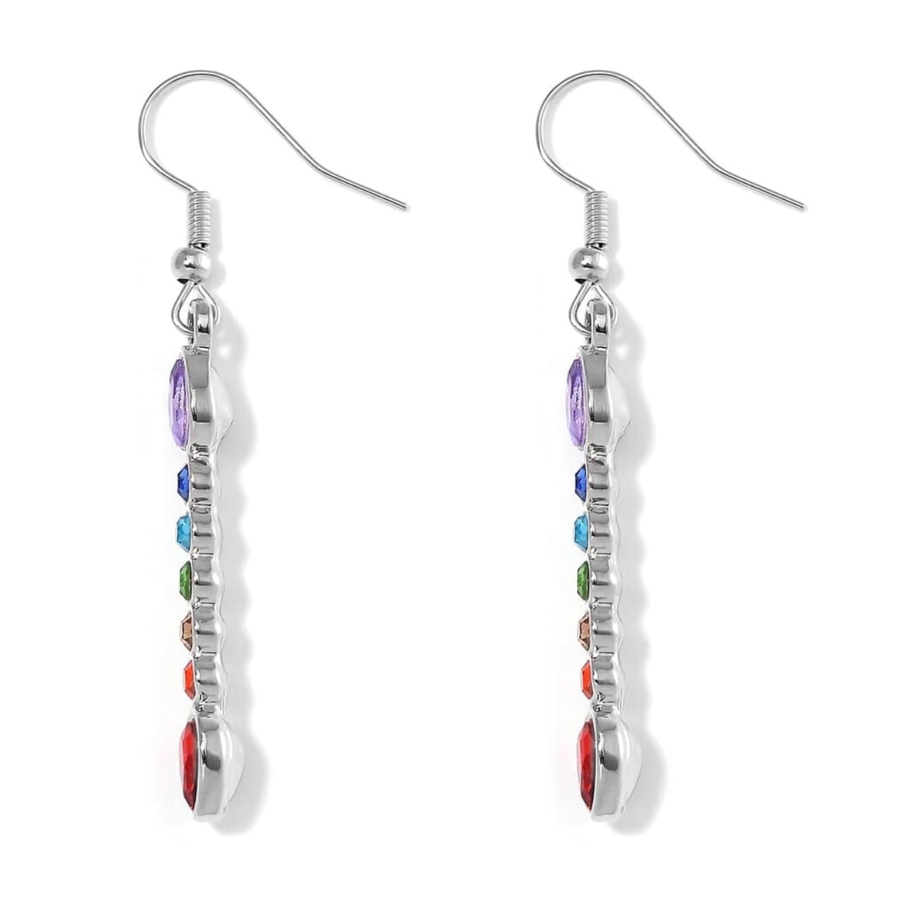 Seven Chakras Necklace and Earrings Set Seven Chakras Necklace and Earrings Set