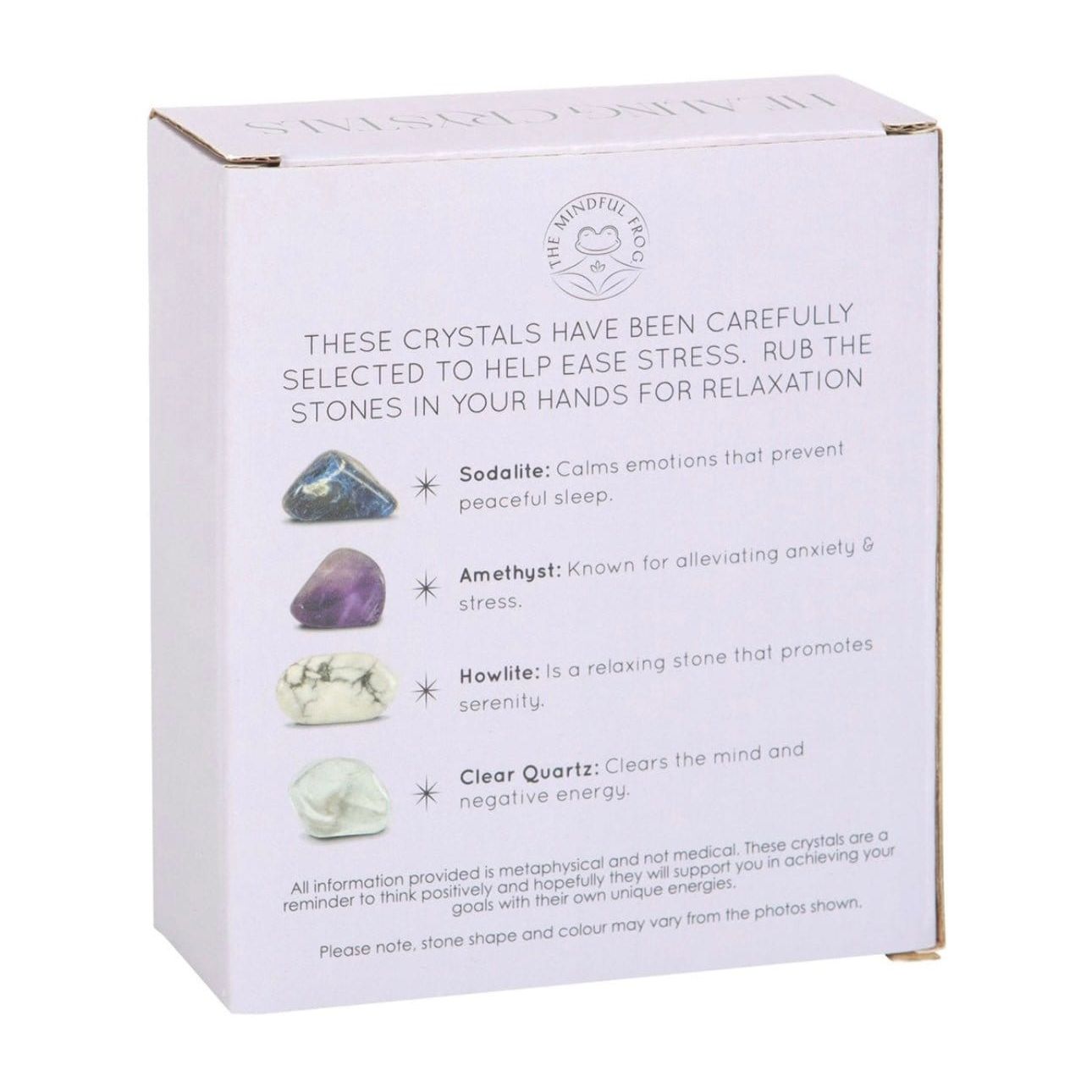 Stress Healing Crystal Set with Moon Dish - Authentic Occult and Witchcraft Supply Image