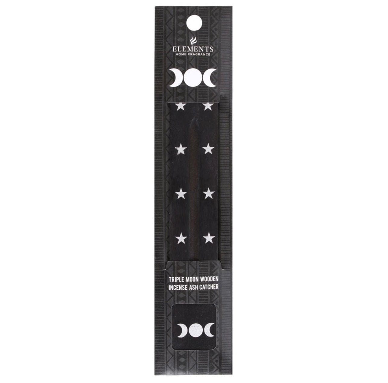 Triple Moon Wooden Incense Ash Catcher Triple Moon Wooden Incense Ash Catcher