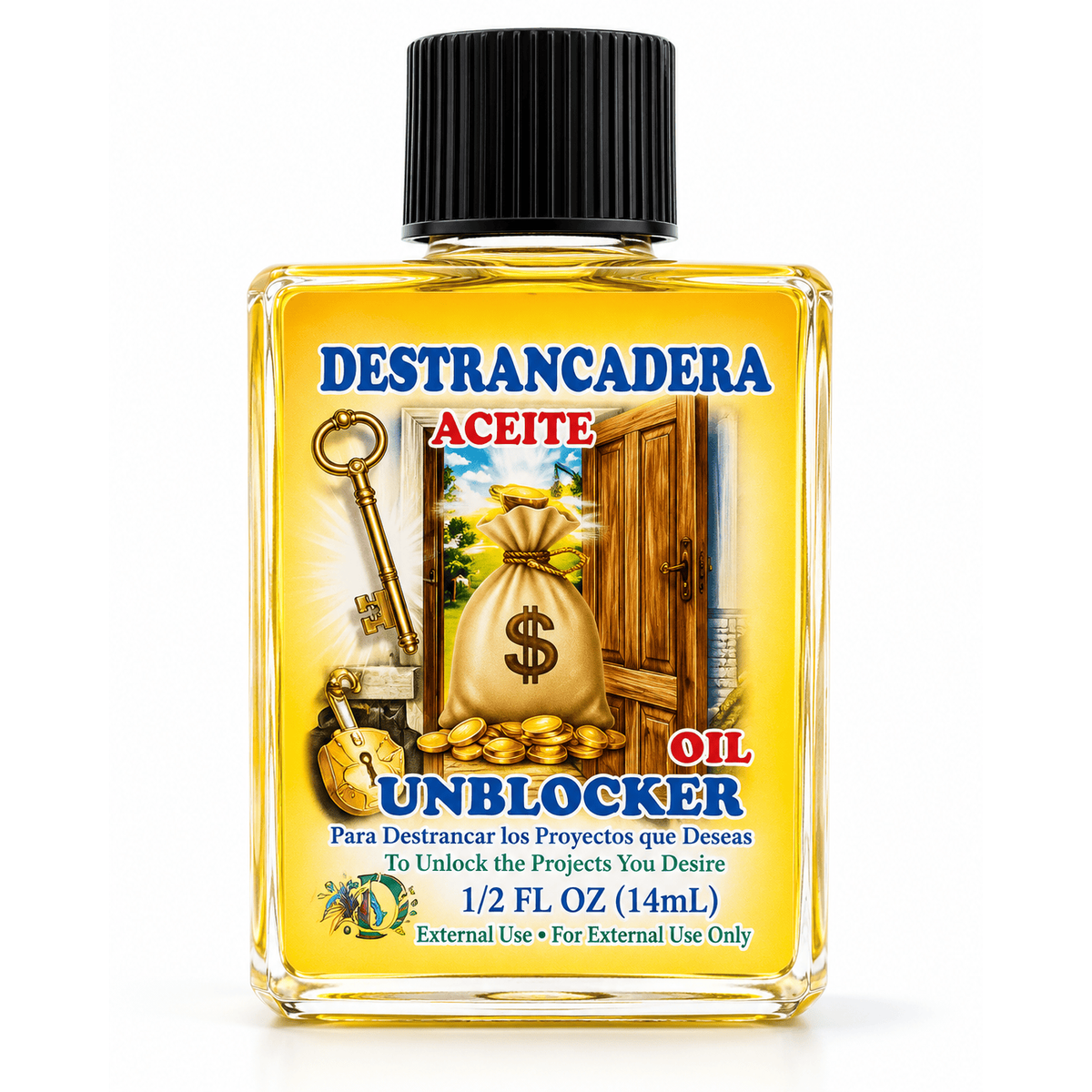 Unblocker Ritual Oil | Spiritual Oil for Removing Obstacles (4 Dram / ½ fl oz)