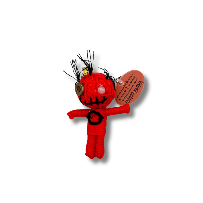 Karma Voodoo Doll Keychain - Authentic Occult and Witchcraft Supply Image