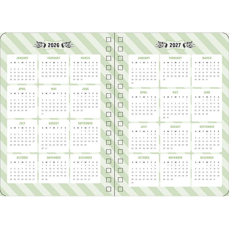 2026 Beetlejuice 13-Month Weekly Planner – Sticker & Storage Pocket Included