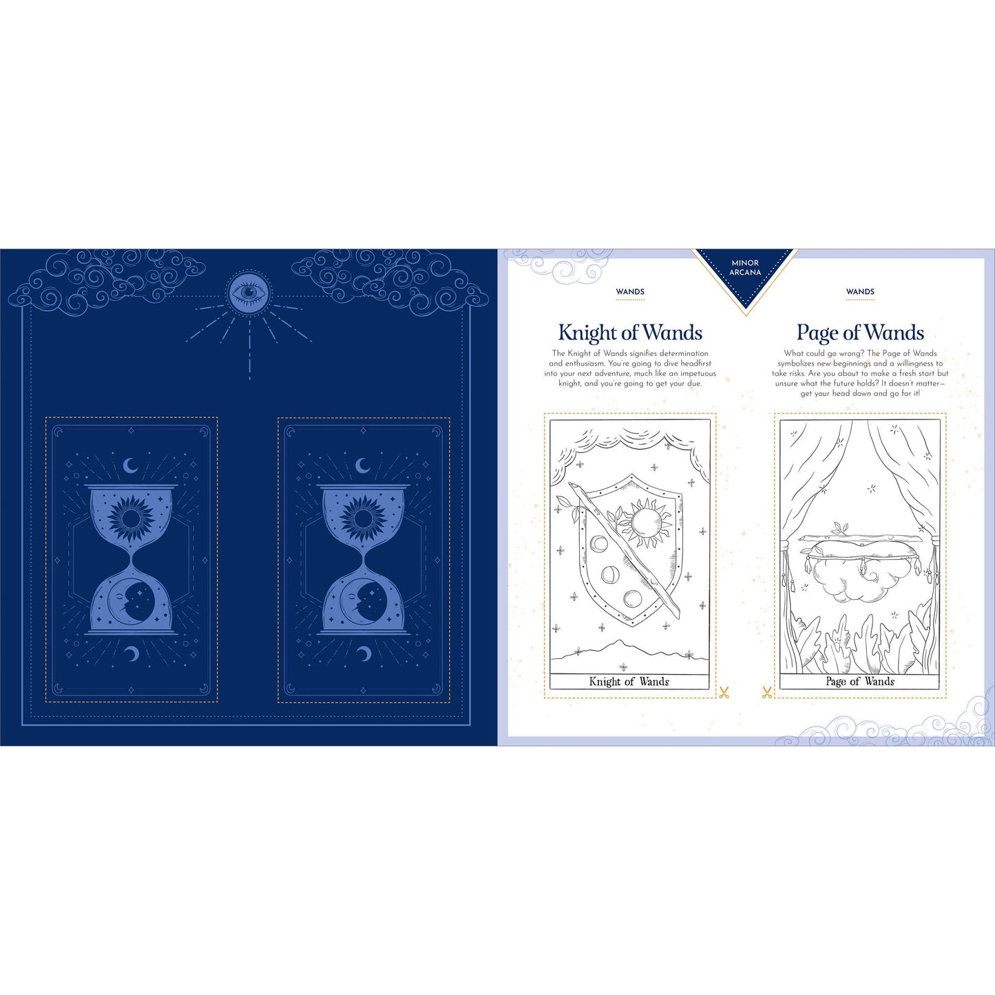Make Your Own Tarot Deck Coloring Book with 78 Customizable Tarot Cards