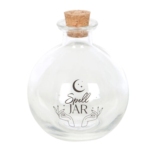 10cm Glass Spell Jar with Recipe Booklet 10cm Glass Spell Jar with Recipe Booklet
