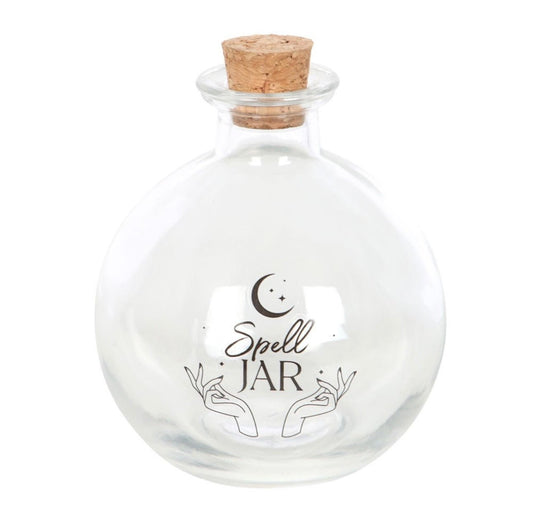 10cm Glass Spell Jar with Recipe Booklet - Mystic Treasures