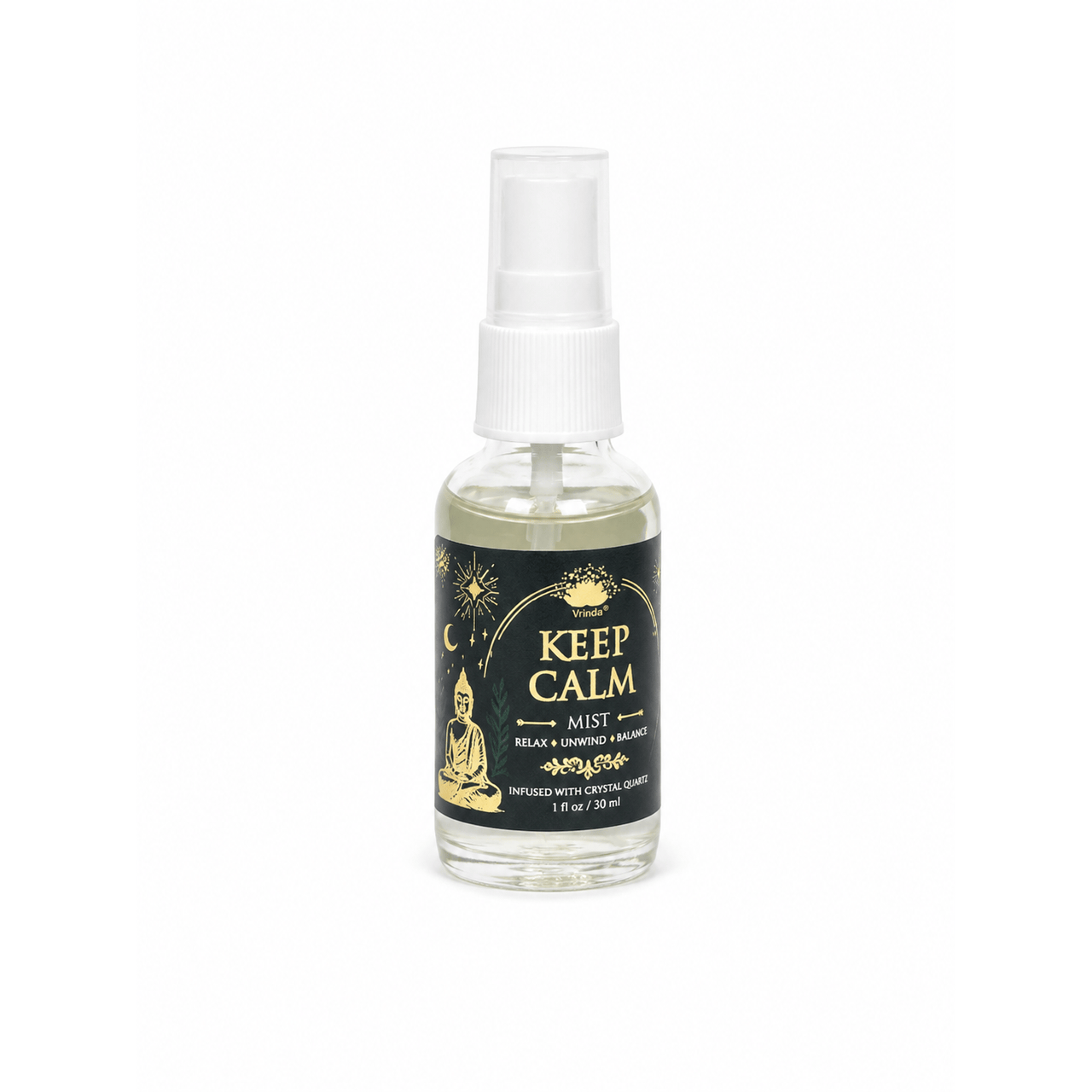 Keep Calm Mist with Clear Quartz Crystal – 30 ml