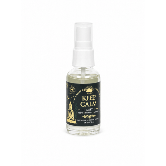 Keep Calm Mist with Clear Quartz Crystal – 30 ml