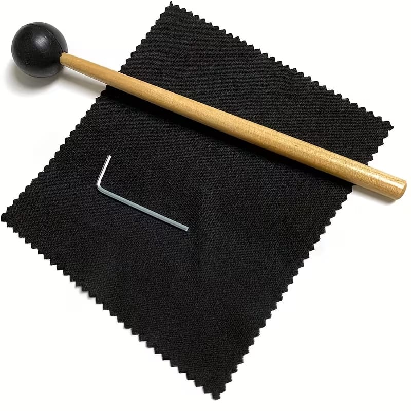 136.1Hz Weighted Tuning Fork – Heart Chakra Sound Healing Tool with Mallet, Activator & Pouch