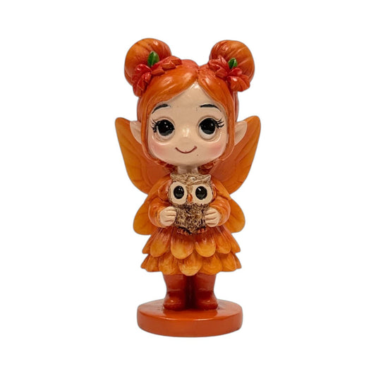 Spirit Fairies Rowan Figurine – Autumn Fairy with Owl