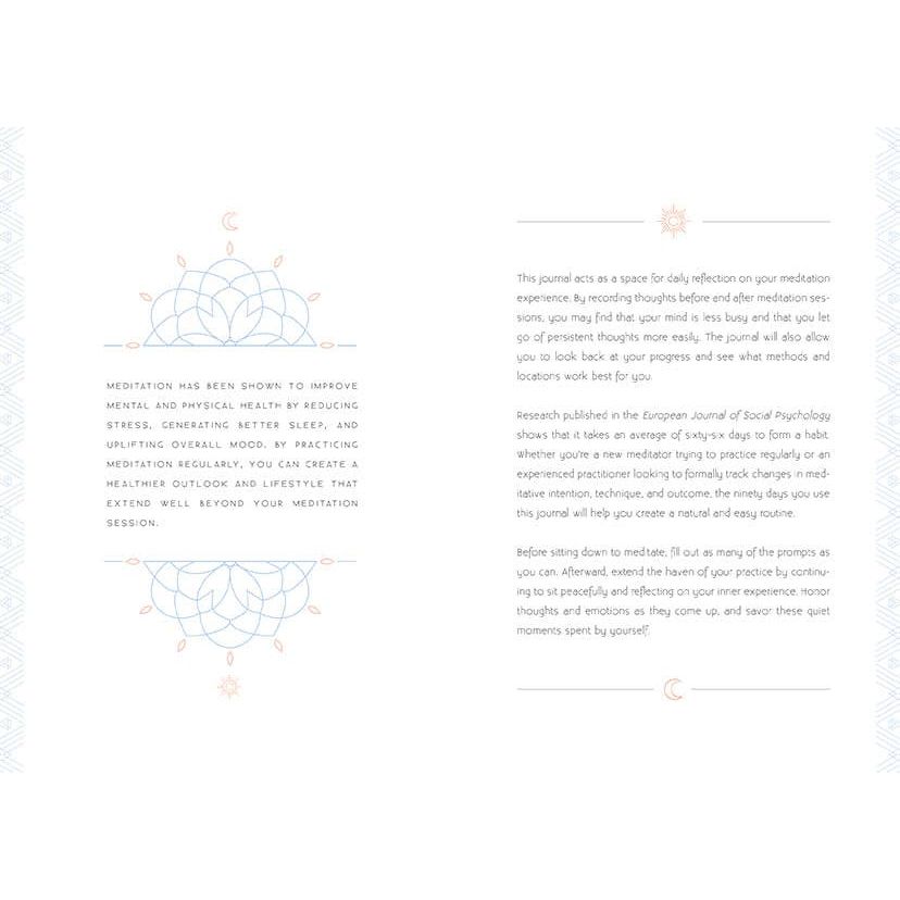 Meditation: A Day and Night Reflection Journal – 90 Day Meditation Tracker
