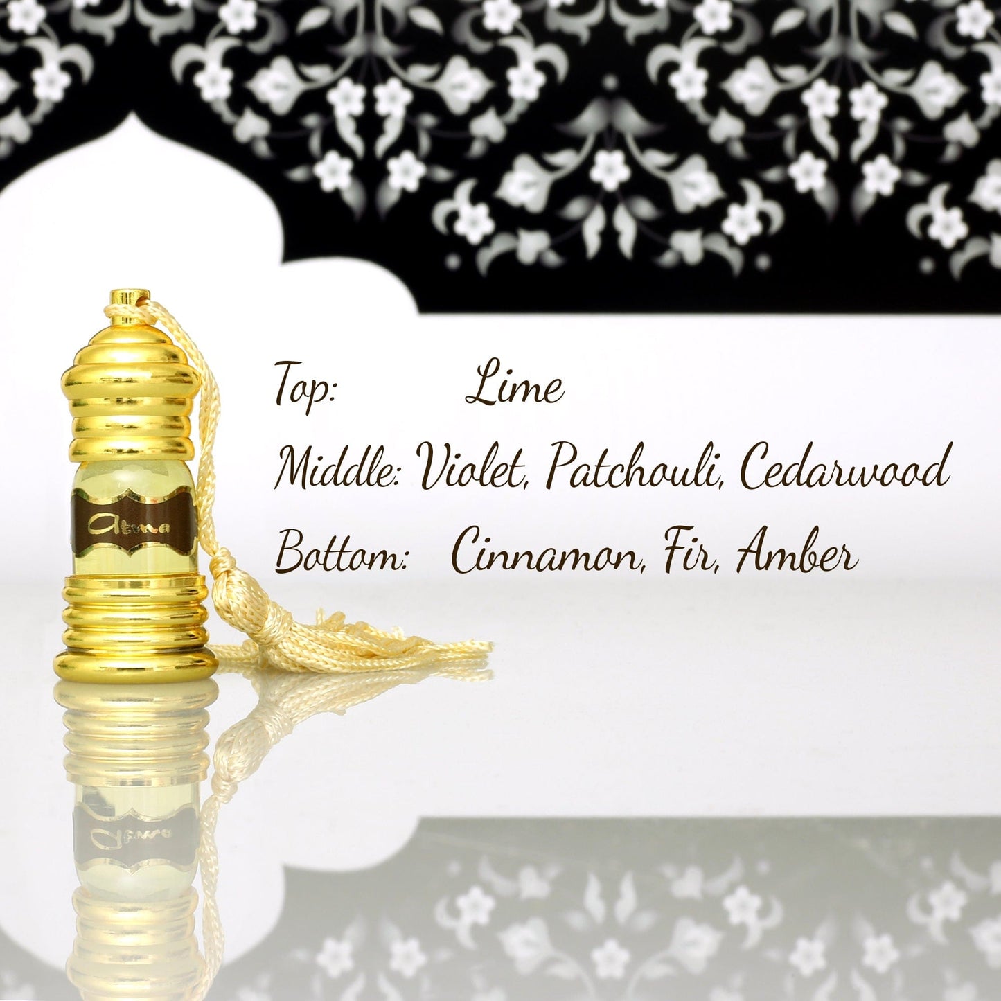 Atma Attar Oil for Enlightenment – Spiritual Fragrance – 3ml Mini Bottle (Unisex)