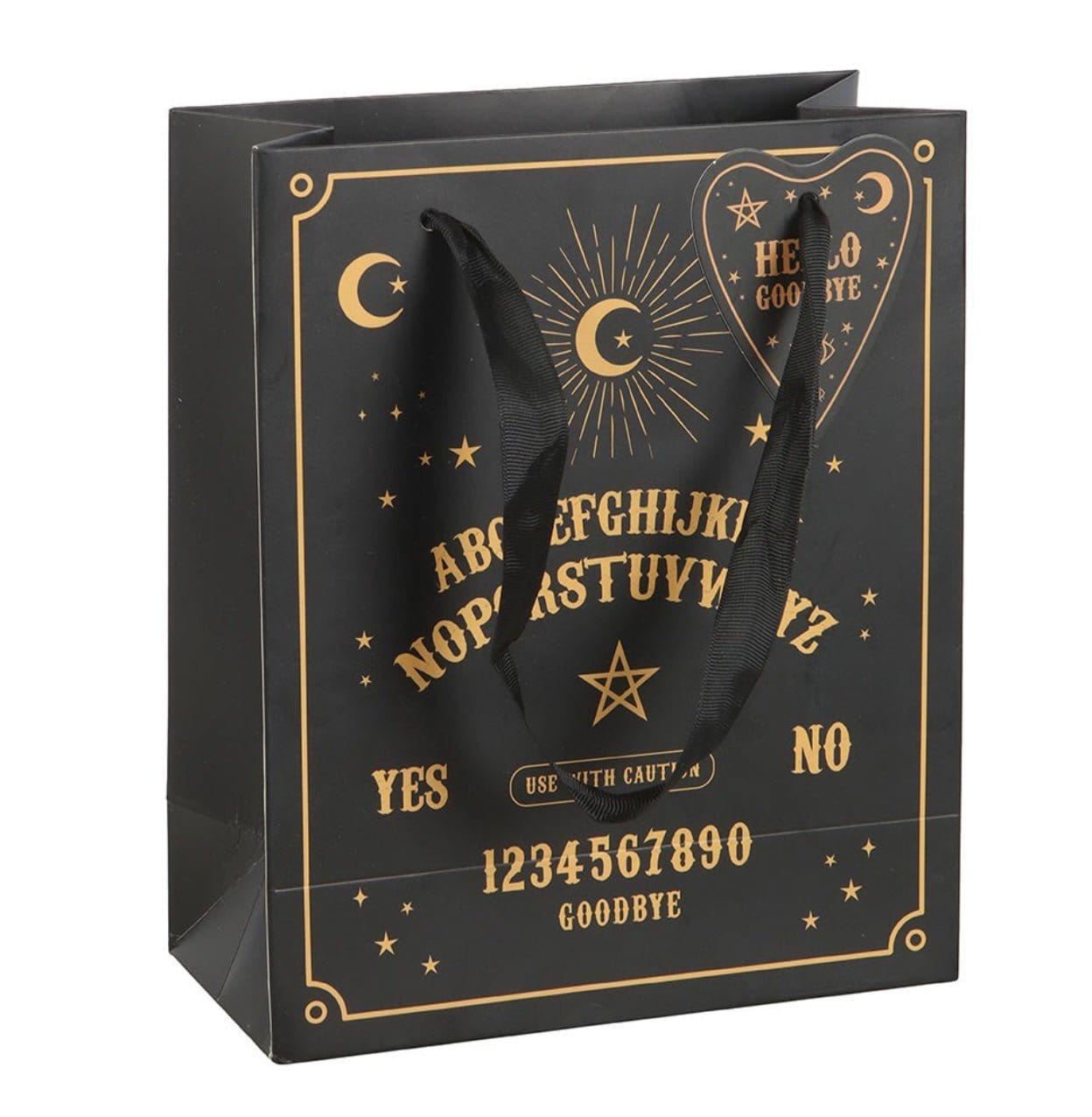 23cm Medium Black Talking Board Gift Bag 23cm Medium Black Talking Board Gift Bag